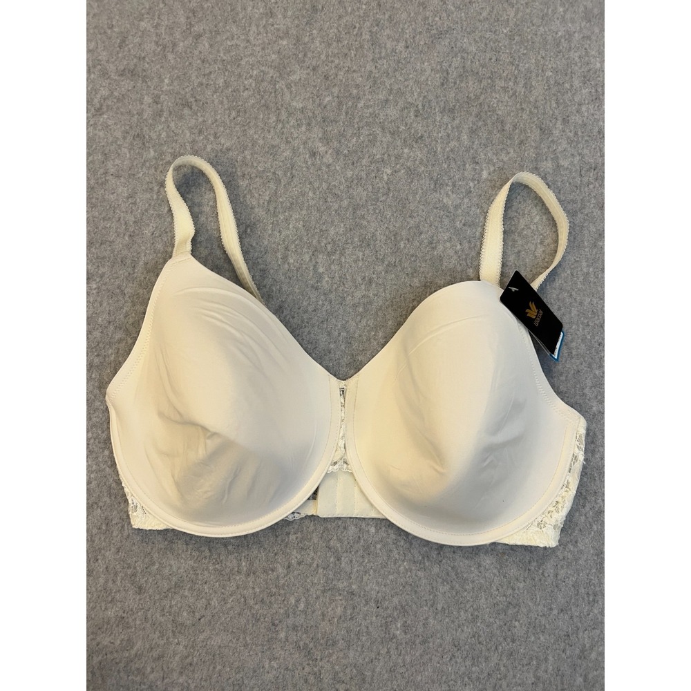 Wacoal Bra Women's 40DDD Ivory‎ Lace Underwire Molded Full Cups 85340 NWT $65